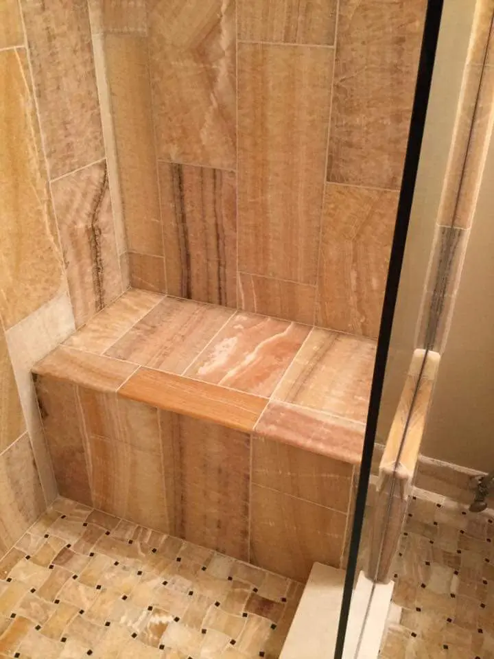 Bathroom tile remodel