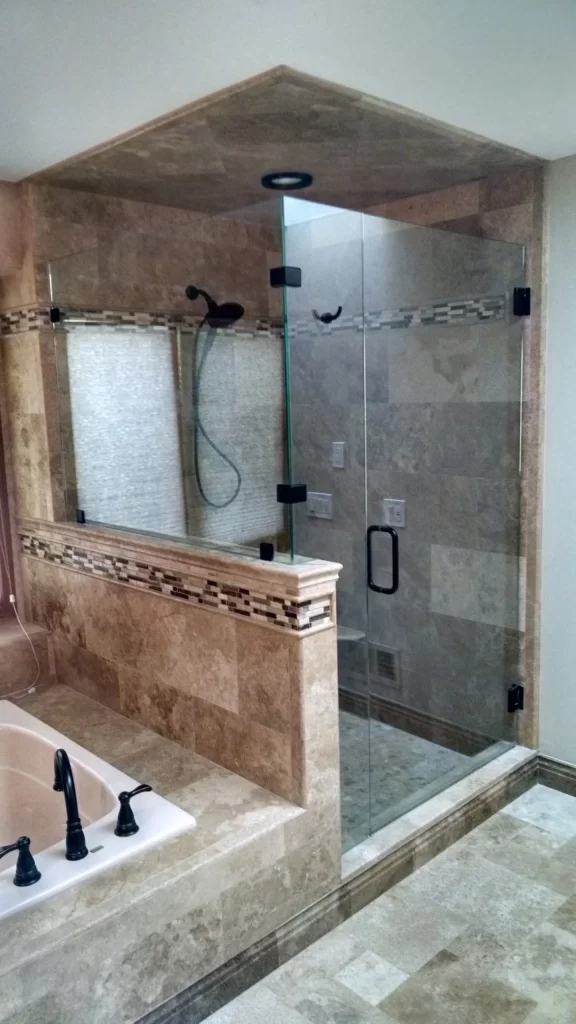 Bathroom tile renovation
